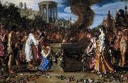 LASTMAN, Pieter Pietersz. Orestes and Pylades Disputing at the Altar s Spain oil painting artist